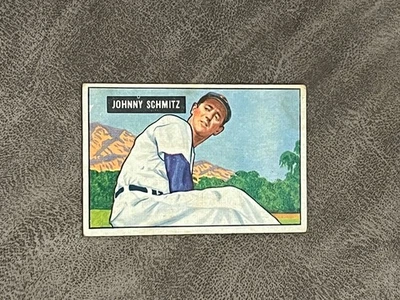1951 Bowman Johnny Schmitz #69 EX Chicago Cubs Vintage! - Image 1 of 2
