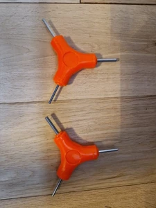 2x Y Shaped 3 Way Hex Wrench / Y Shaped Allen Key For Bikes Bicycle - Picture 1 of 2