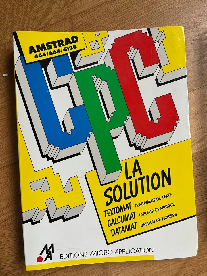 AMSTRAD CPC La SOLUTION Livre Microapplication - Photo 1/1