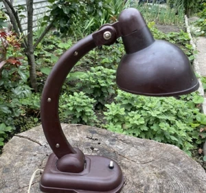 Lampada da scrivania in carbolite da collezione vintage NKVD URSS (165) - Foto 1 di 11