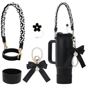 Set accessori 4 pezzi per tazza Stanley 40 30 oz manicotto isolato portabicchieri da viaggio - Foto 1 di 14