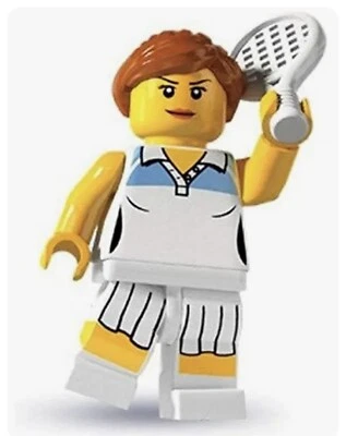LEGO - #10 TENNIS PLAYER - Collectible Minifigure Series 3 - CMF - Free Ship - Image 1 of 2