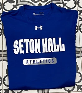 Seton Hall Pirates Under Armour NCAA Collegiate Sports Shirt Small - Picture 1 of 7