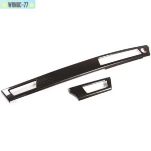 Carbon Fiber Interior Dashboard Panel Fit For BMW 3 Series E90 E92 E93 2005-12 - Picture 1 of 10