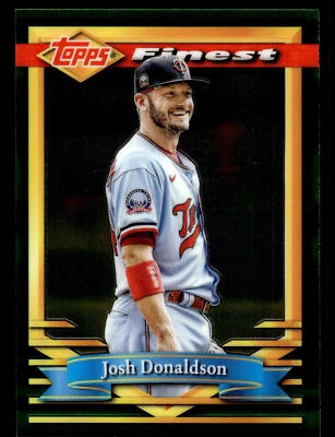 2021 Topps Finest Flashbacks Josh Donaldson #72 - Image 1 of 2