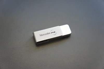 New Genuine Mercedes-Benz Mercedes Me Metal USB Flash Drive Memory Stick 32 GB - Image 1 of 4