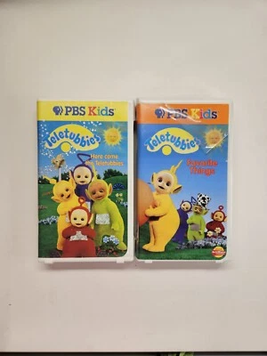 Teletubbies: Here come the Teletubbies & Favorite Things (VHS) - Image 1 of 4