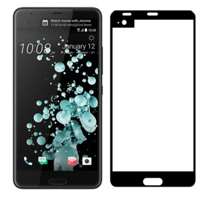 9H Full Cover For HTC U ultra clear Tempered Glass Toughened Protective Film - Image 1 of 4