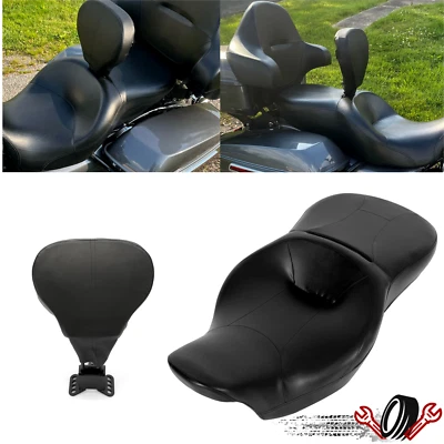 Rider Passenger Seat Backrest For Harley Touring Street Road Glide King 09-23 Foto 1 de 4