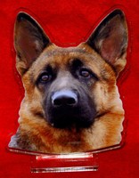 Adorable Statuette Figurine Nice Dog Two Babies German Shepherd Ebay