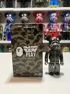 1er juguete Camuflado Shark 200% ladrillo de oso Bape medicom 2018 superaleación chogokin - Imagen 1 de 5
