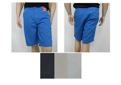 NUEVO Pantalones Cortos Arizona Para Hombre Frente Plano Sarga Talla 36, 38, 40  Foto 1 de 4