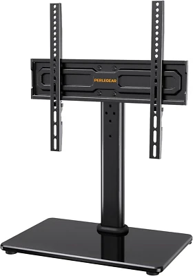 PERLEGEAR TV Standfuss TV Ständer Schwenkbar Für 24-60 Flach & Curved Fernseher  - Bild 1 von 4