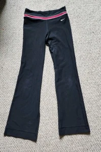 Pantalones de yoga de colección Nike Dri Fit para mujer atléticos elásticos con llamaradas negros XS - Imagen 1 de 5
