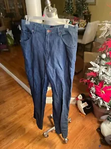 Tommy Hilfiger Retro / Vintage Style Linen mix Jeans Mens 31 x 32 Unique/ Rare - Foto 1 di 5