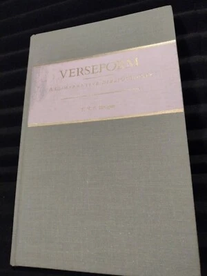 Verseform : A Comparative Bibliography by T. V. F. Brogan (1988, Hardcover) - Image 1 of 4