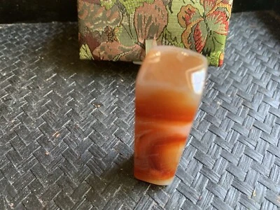 Xiling Seal Art Society.   Pedra de vedação de ágata cornalina. - Imagem 1 de 3