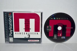 Namco Museum Vol. 3 (Sony PlayStation 1, 1996) PS1 PSOne PSX 2 3 Reg Black Label - Picture 1 of 9