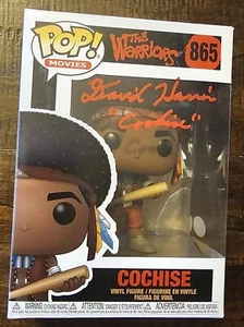 David Harris ha firmato Cochise The Warriors Funko Pop #865 con Cochise... - Foto 1 di 8