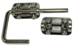 Barton Kramer Security Latch W 2" Chrome Finish Nickel - Picture 1 of 1