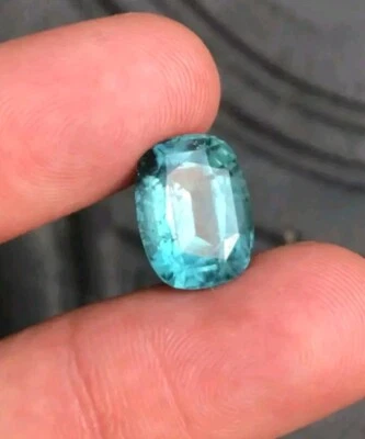 6.65ct Natural Blue Tourmaline Nice Excellent Color and Luster from Afghanistan - Image 1 of 4