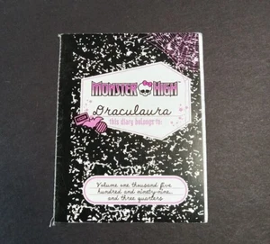 Monster High Diary Book Booklet Draculaura - Picture 1 of 5