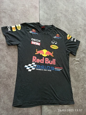 INFINITI RED BULL TEAM FORMULA 1 F1 RACING T-shirt vintage ORIGINAL red bull L Cover