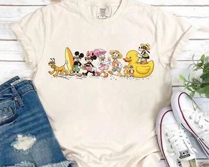 Disney Mickey and Friends Summer Vibes Unisex Adult Kid Tee 240303 - Picture 1 of 10