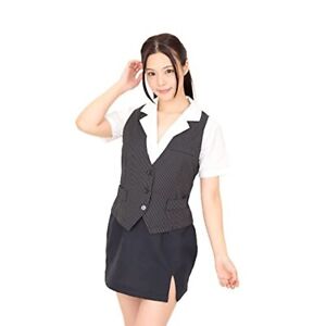 Be With OL Fashion 4 Vest Attached Uniform M Size From Japan [New]