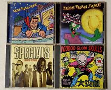 Vintage 1990s Ska CD's Lot Of 4 Specials Less Than Jake Vodoo Glow Skulls VG