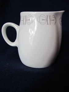 Creamer, Stoneware Franciscan Merry Go Round White Taupe Bows Japan - Picture 1 of 6