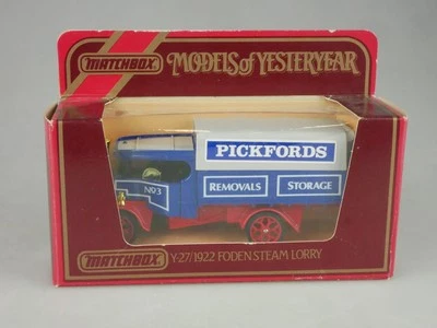 Y-27-1 1922 Foden Lkw PICKFORDS - 41236 Matchbox MoY Yesteryear - Bild 1 von 4