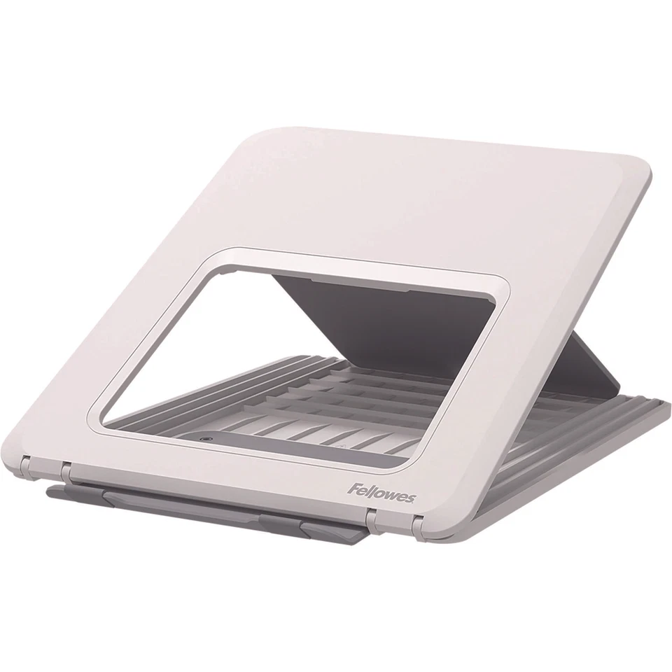 Soporte para portátil Fellowes Breyta 12 ajustes de altura 14" tamaño monitor blanco Foto 1 de 4