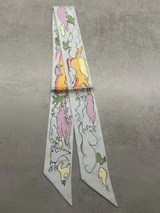 Hermès Twilly – Classic French Silk, Excellent Condition - Imagen 1 de 4