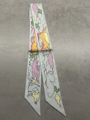 Hermès Twilly – Classic French Silk, Excellent Condition - Imagen 1 de 4