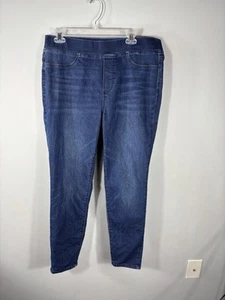Talbots Flawless Pull-On Jegging Womens Jeans Size 12 Stretch Dark Wash - Picture 1 of 8