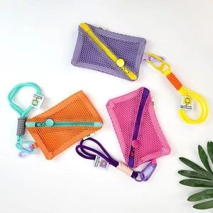 Large Capacity Storage Bag Candy Color Coin Purse Travel Storage Pouch - Picture 1 of 20