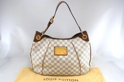 Auth Louis Vuitton Galliera PM Shoulder Bag PM Damier Azur N55215 LV 52541 - Image 1 of 4