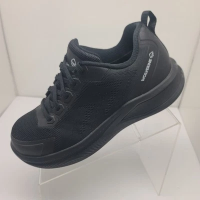 Zapatos de trabajo Wolverine para mujer tejidos con perno punta de carbono negros talla 9 M Foto 1 de 4