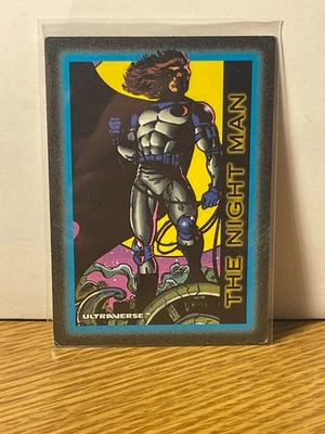 VINTAGE 1993 SKYBOX ULTRAVERSE COMIC CARD THE NIGHT MAN PROMO CARD #0 - Image 1 of 2