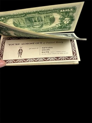 1963 $2 Red Seal Uncirculated  10 Consecutive 11-20 /Nevada State Bank Pad - Image 1 of 2