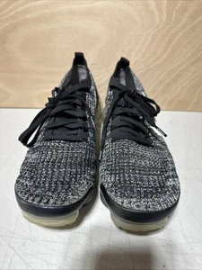 Nike Mens Air VaporMax Flyknit 3 AJ6900-002 Black Running Shoes Sneakers Uk9.5 - Picture 1 of 15