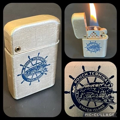 Vintage Storm Master c1950s Lighter Advertising Pouch Terminal Staten Island - Image 1 of 4