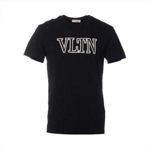 Valentino VLTN logo 22 years Cotton T-shirt XS Men's Black 1V3MG10V8RB - Picture 1 of 8