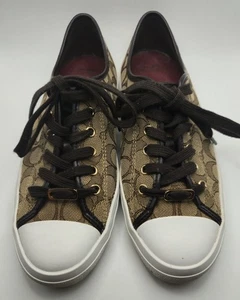 Coach Women's Empire Signature Canvas Athletic Fashion Sneaker Shoes 8.5 B - Picture 1 of 11