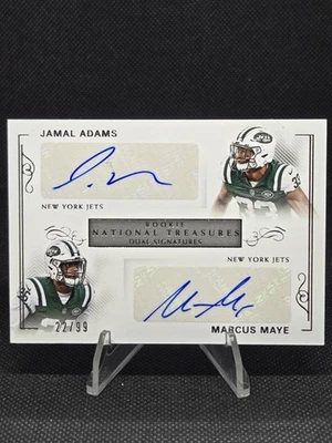 2017 Panini National Treasures - Jamal Adams, Marcus Maye RC Dual Auto SP /99 - Image 1 of 3