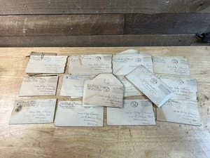 Antik 40er Jahre Nachlass frisches Lot Post & Briefe von einem Soldaten an Schatz - Bild 1 von 5