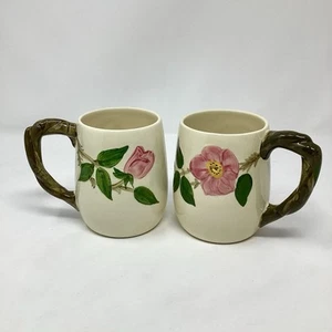Vintage Franciscan Desert Rose Grand Tassen California 2er Set - Bild 1 von 4