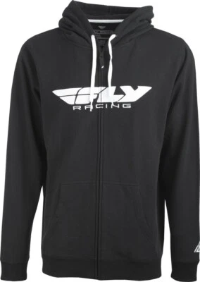 NEW Fly Racing 354-01902X Fly Corporate Zip Up Hoodie - Black - XXL - MOTORCYCLE - Image 1 of 3