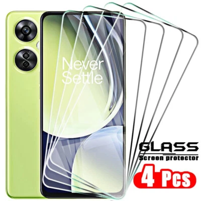 4 Pcs Tempered Glass Screen Protector For OnePlus 10 9 8 Pro Nord 2 CE N10 N100 - Image 1 of 4